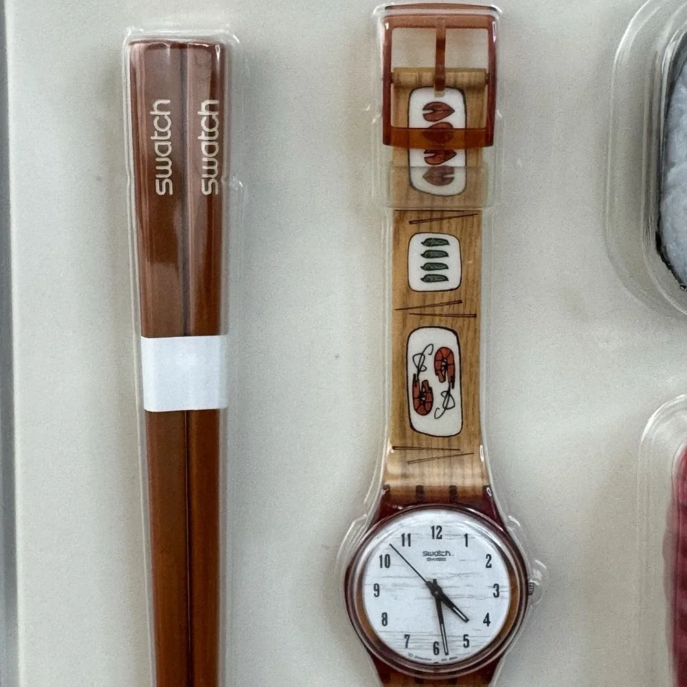 Swatch Watch Hors D'oeuvre Sushi 2001 Vintage GF112 Pack w/Box‎ - Read - Picture 6 of 9